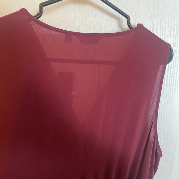 Reitmans Burgundy Dress - Picture 3 of 6